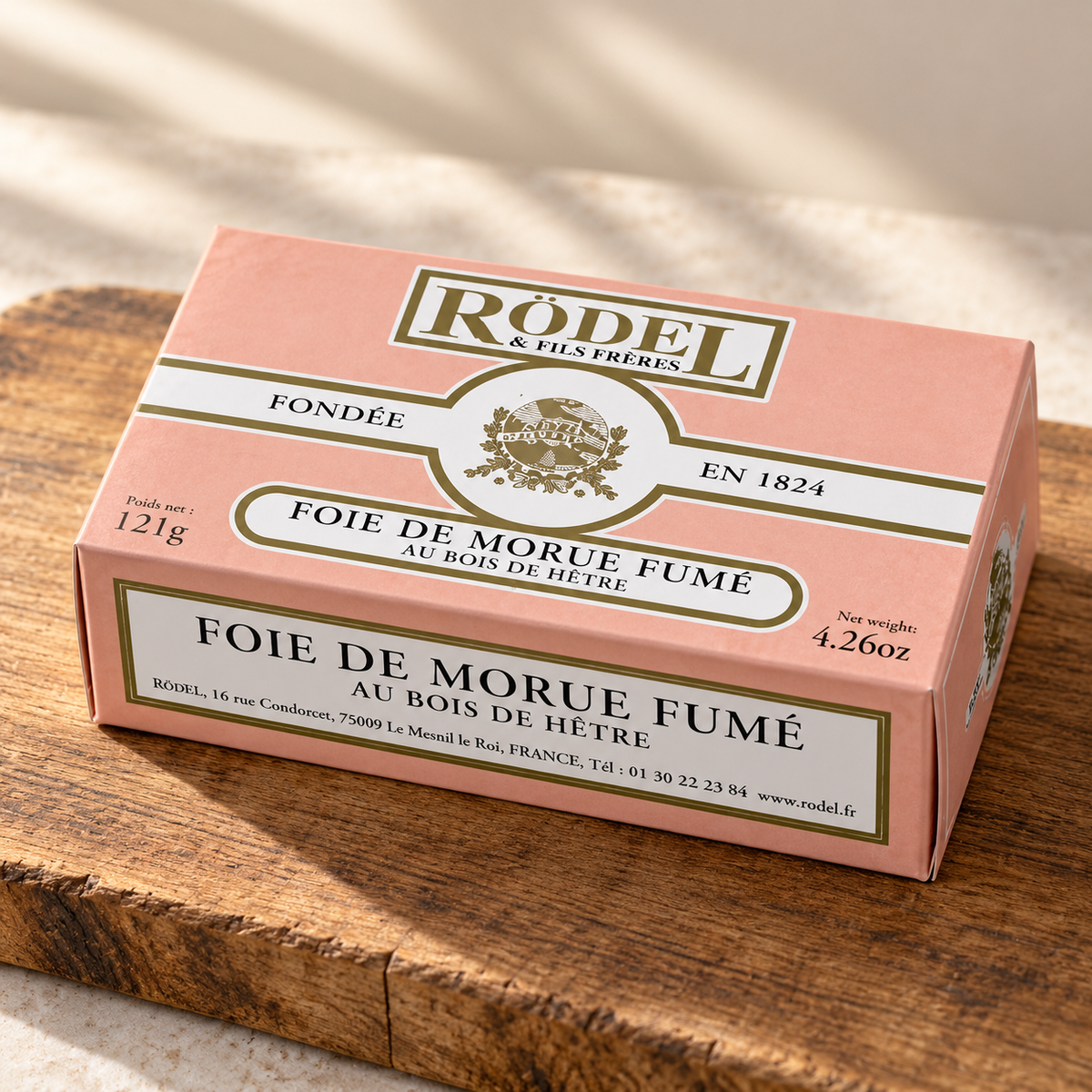Rödel smoked cod liver 121g / RÖDEL 煙燻鱈魚肝