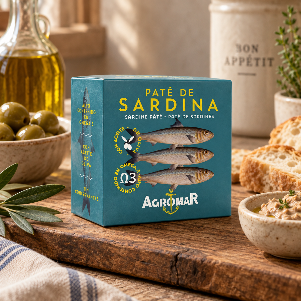 AGROMAR｜西班牙橄欖油沙甸魚醬 100g
