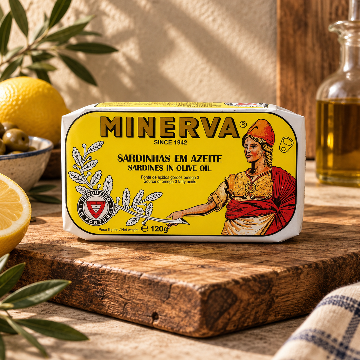MINERVA 經典橄欖油沙甸魚 120g